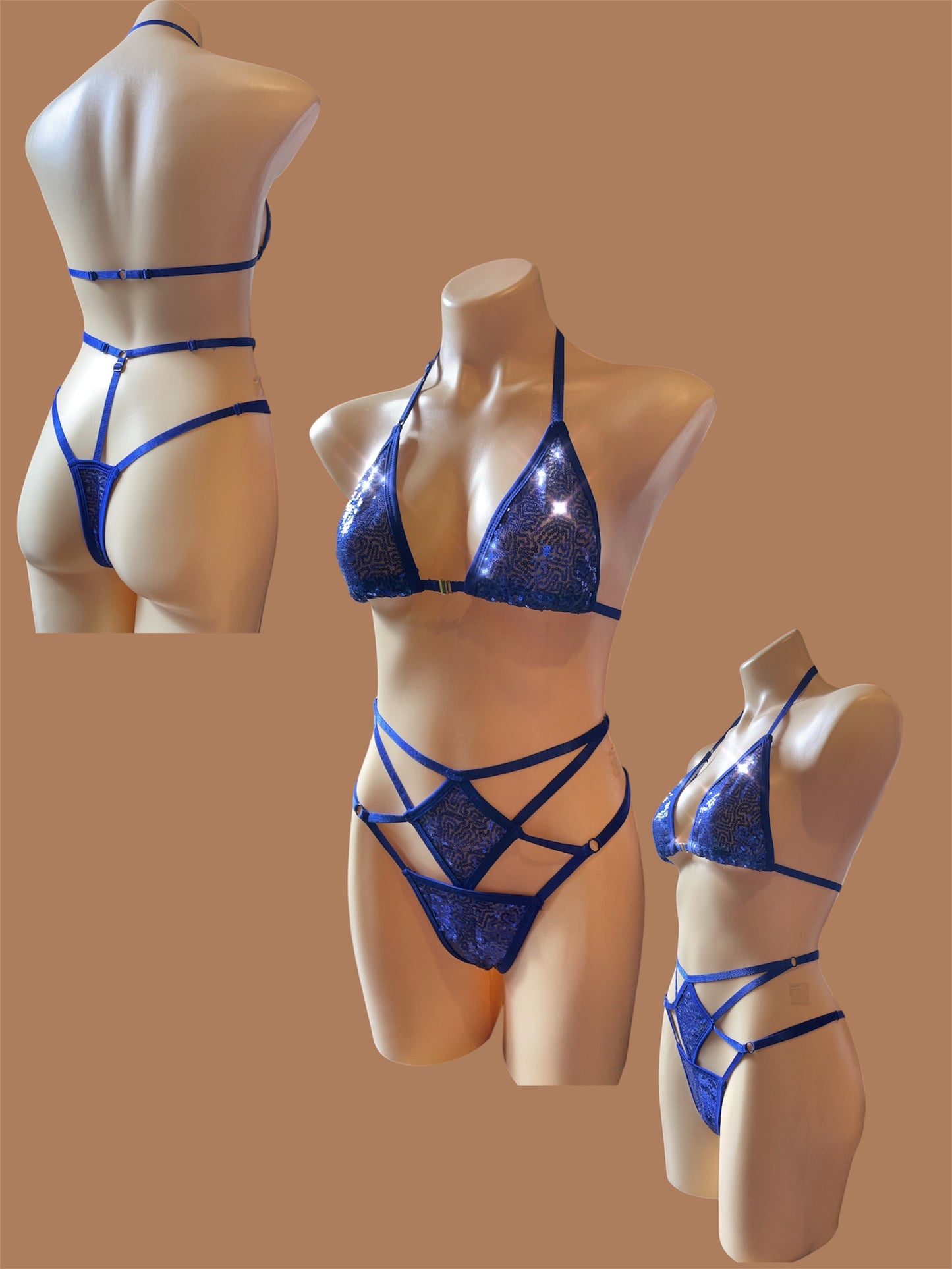 Goddess bikini V2 - Blue