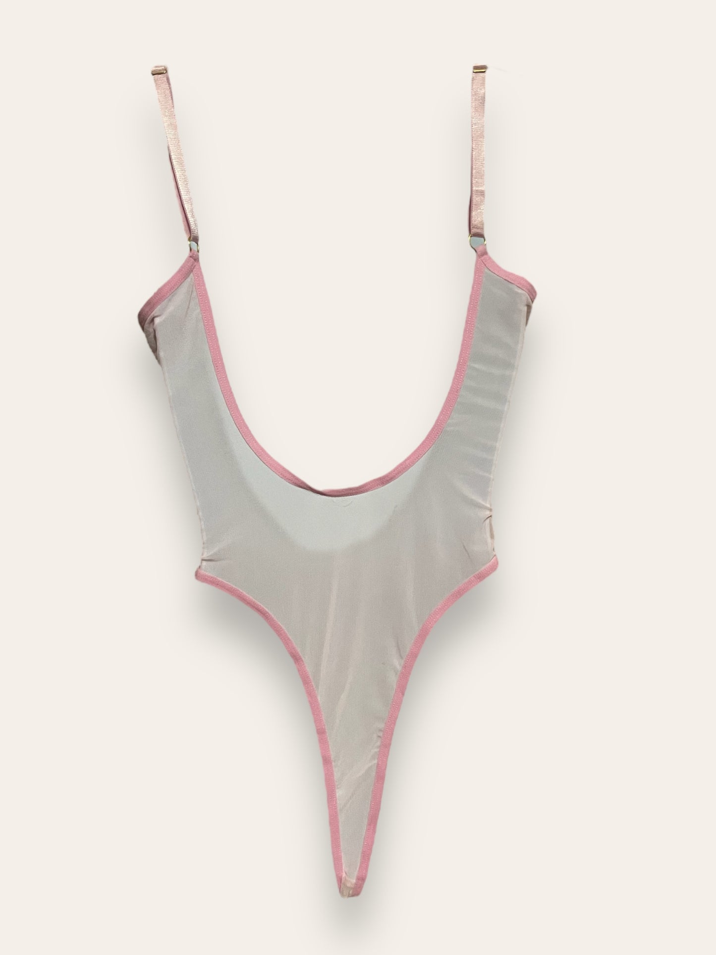 Pink Mesh bodysuit