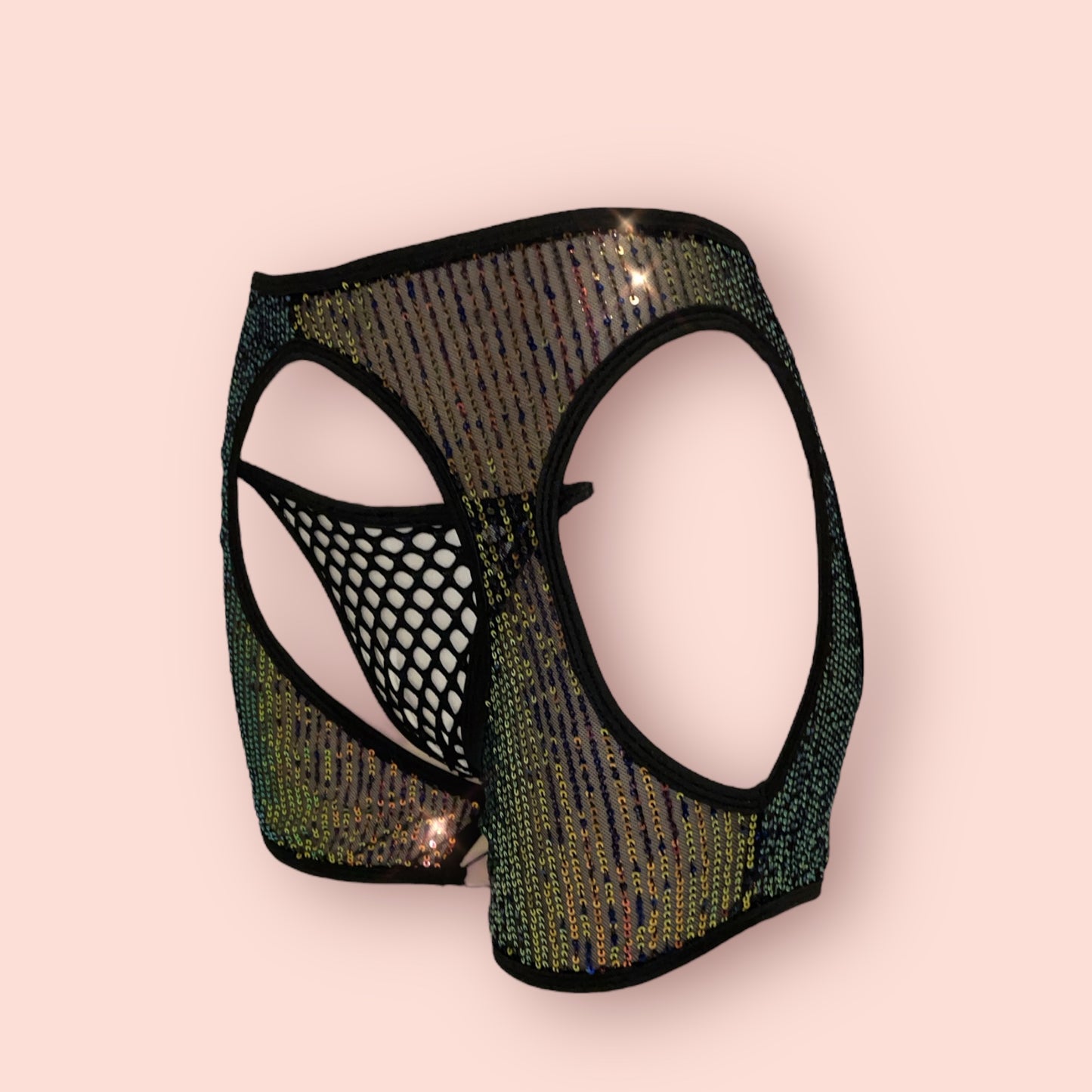 As*less chaps sequin black adjustable