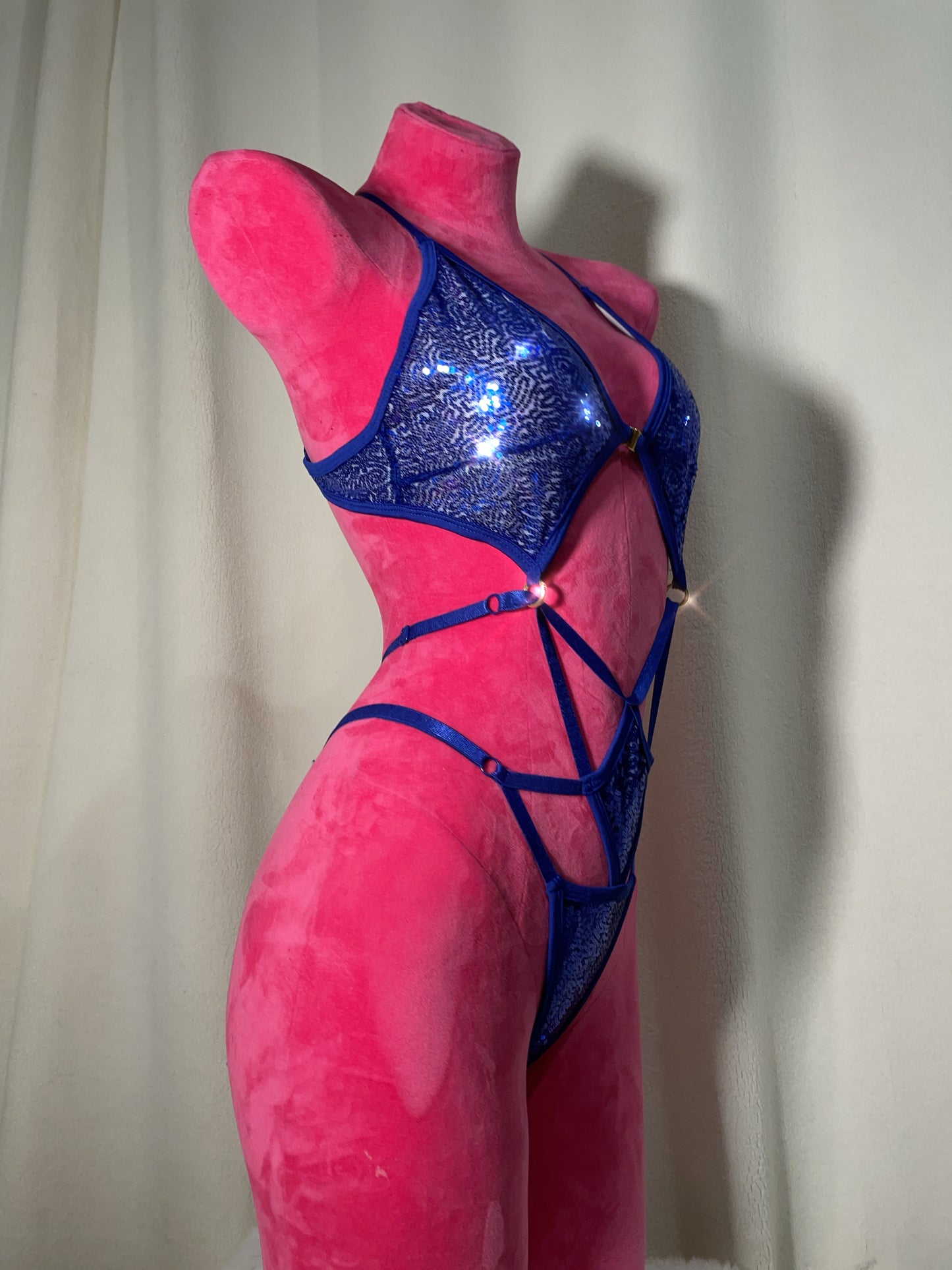 Goddess bodysuit -  blue