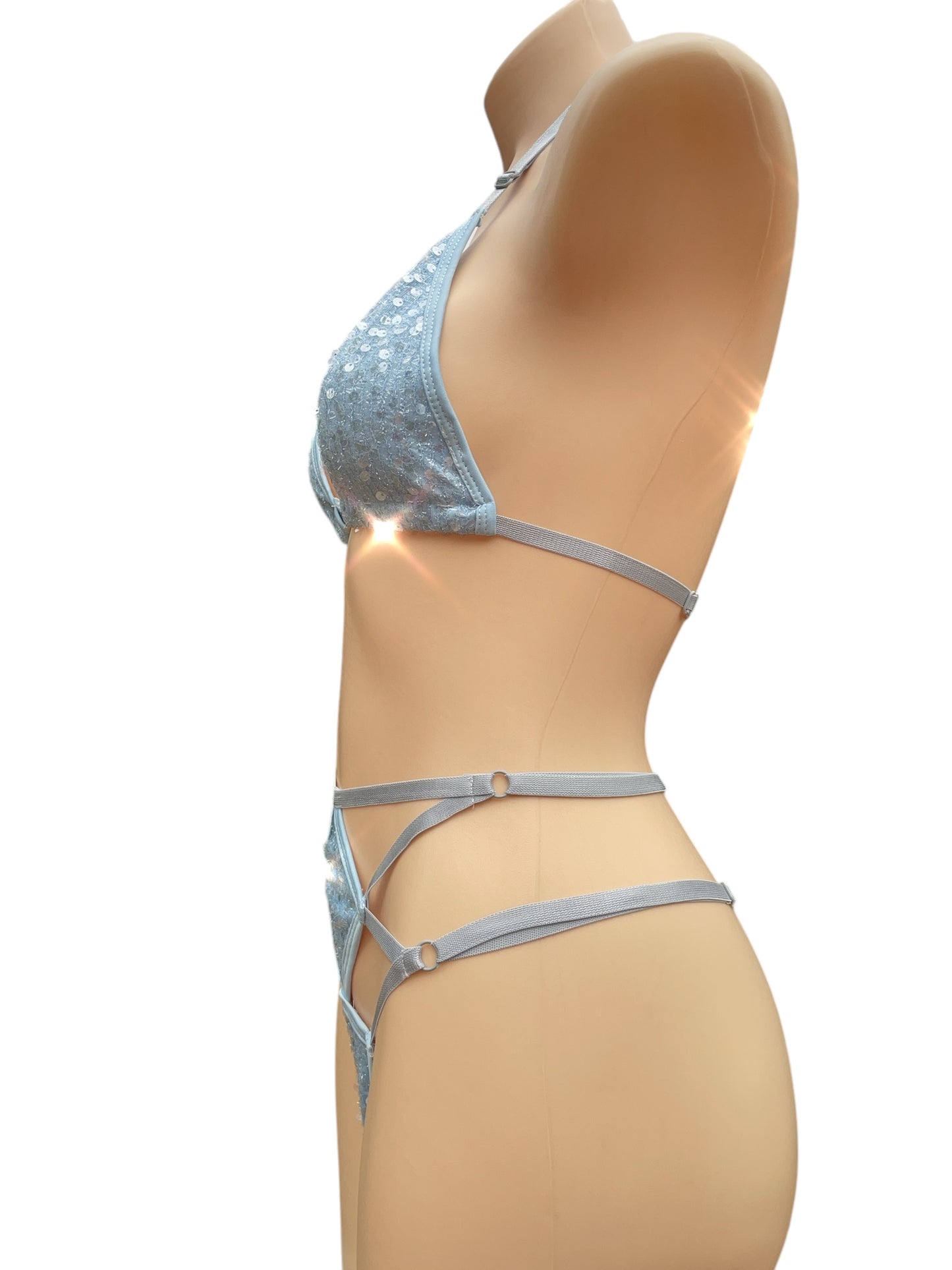 Goddess Bikini baby blue - Adjustable