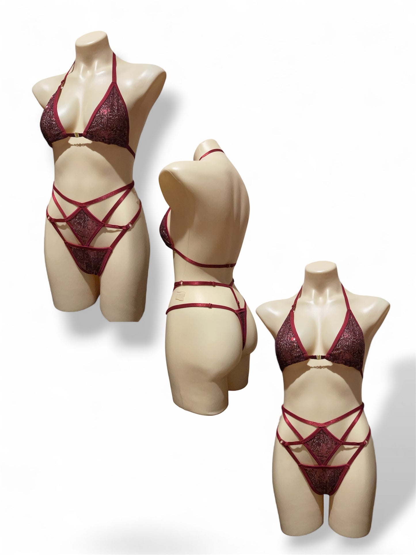 Goddess bikini V2 - Burgundy