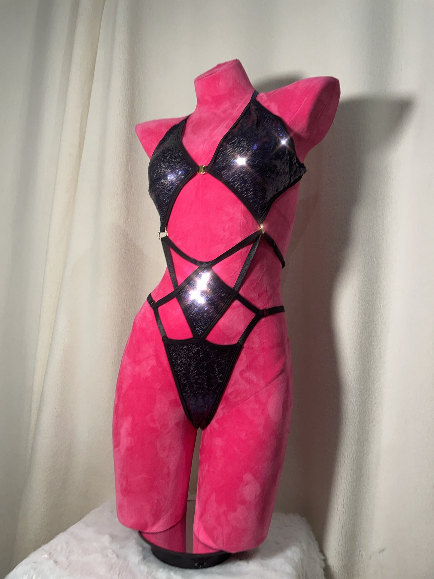 Goddess bodysuit - dark blue