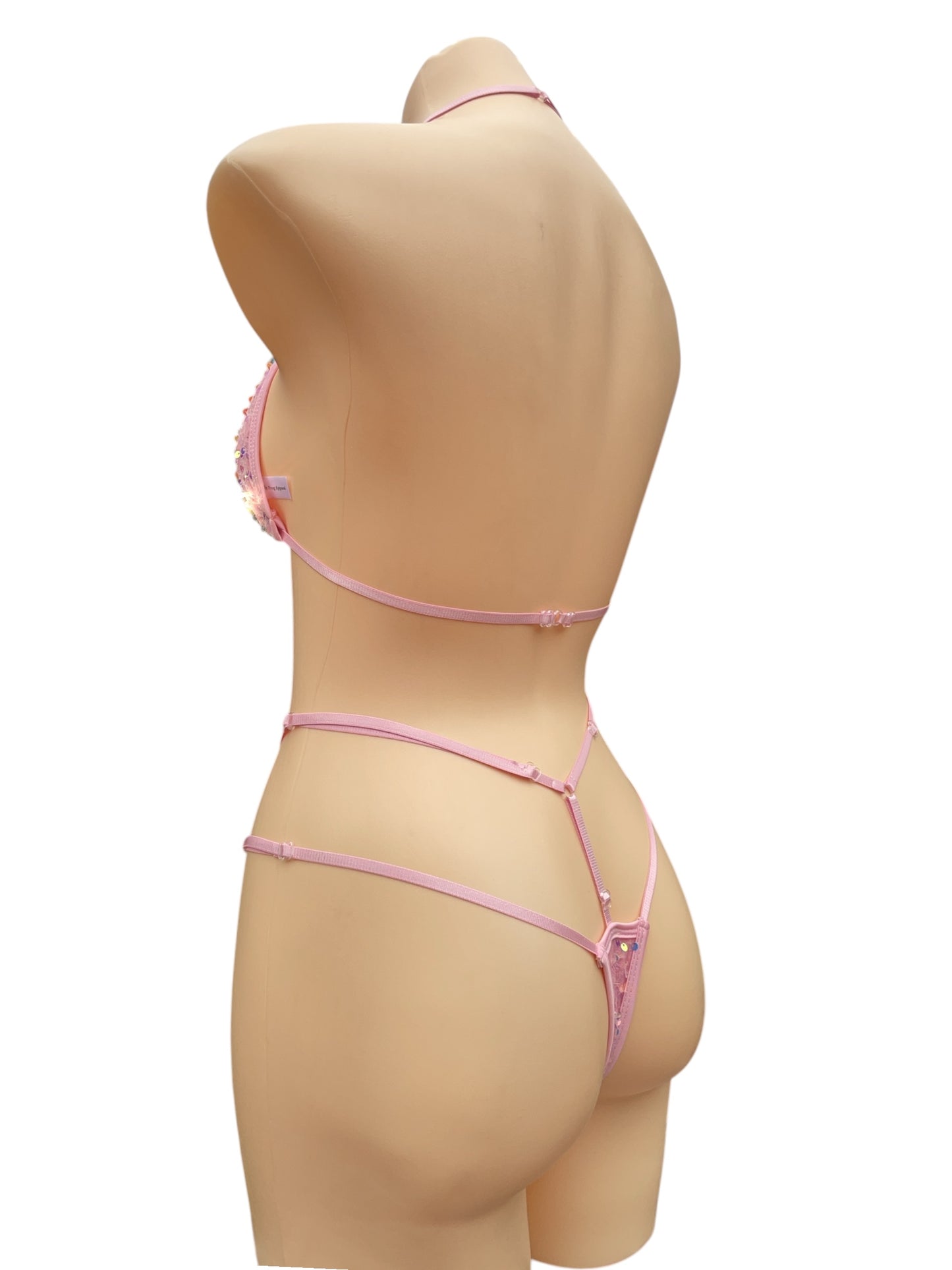 Goddess Bikini baby pink - Adjustable