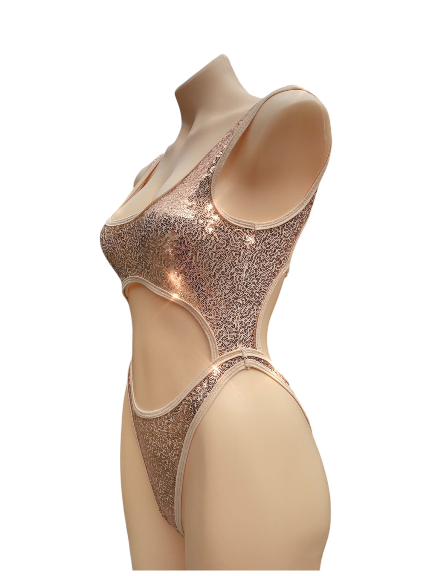 Gold sequin bodysuit