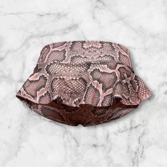 Skort - snake print pink