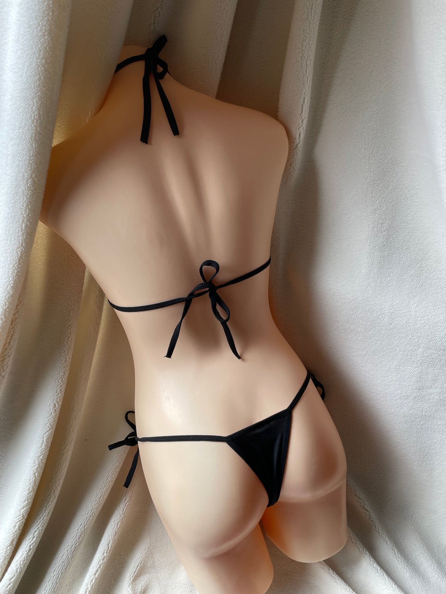 Syrena bodysuit scoop cut black