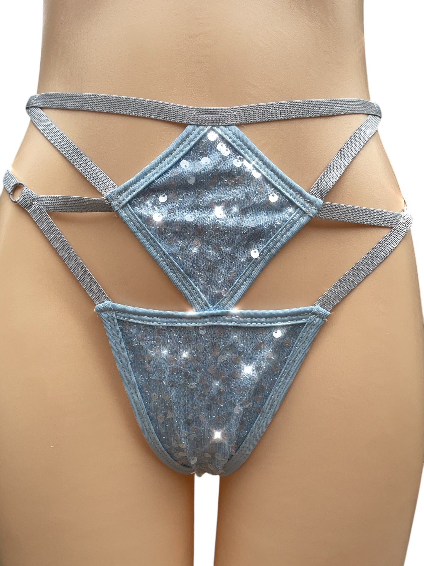 Goddess Bikini baby blue - Adjustable