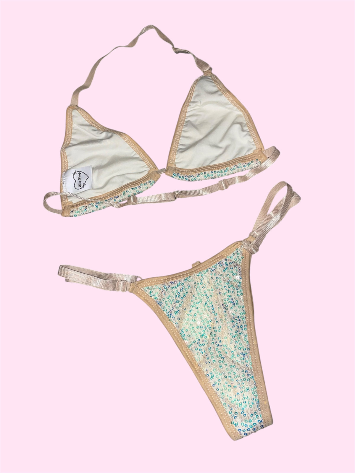 Diamond tease - Champagne bikini