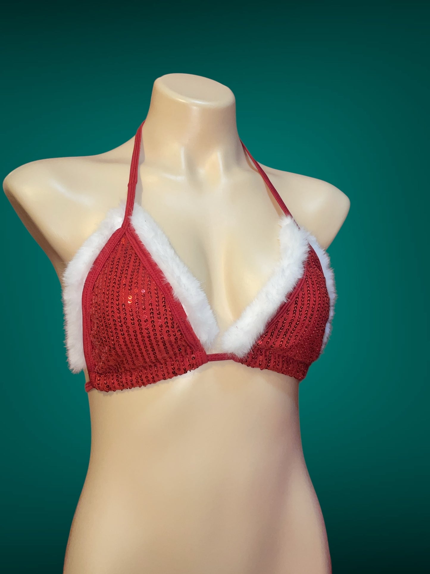 Christmas bikini - red sequin