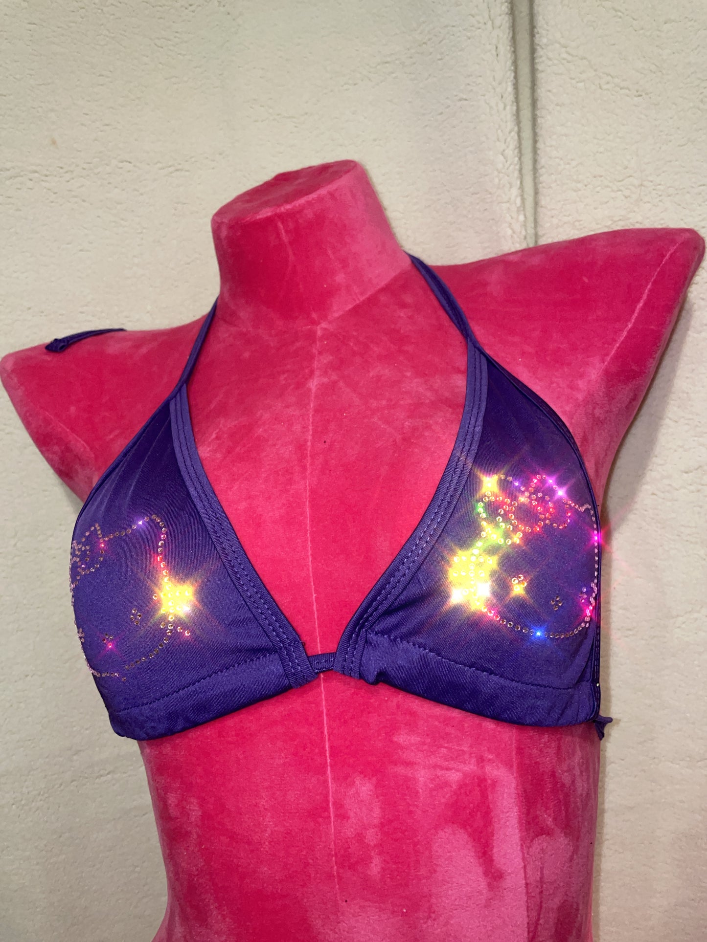 bling bikini - purple kitty