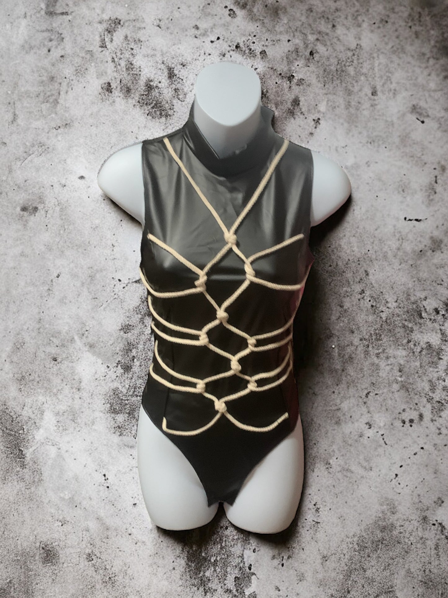 Shibari PU bodysuit