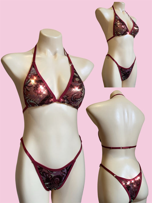 Venus bikini burgundy