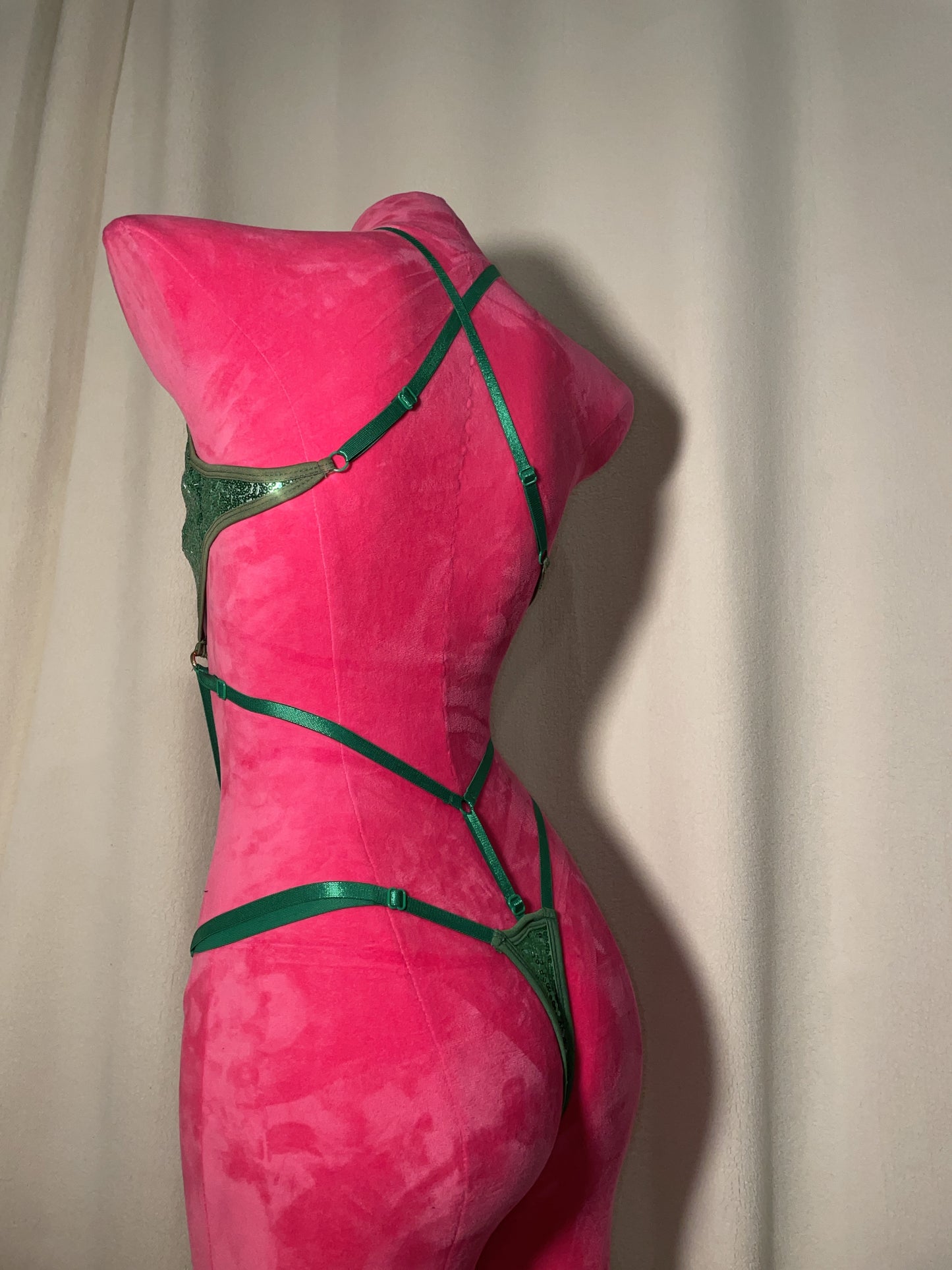 Goddess bodysuit - green