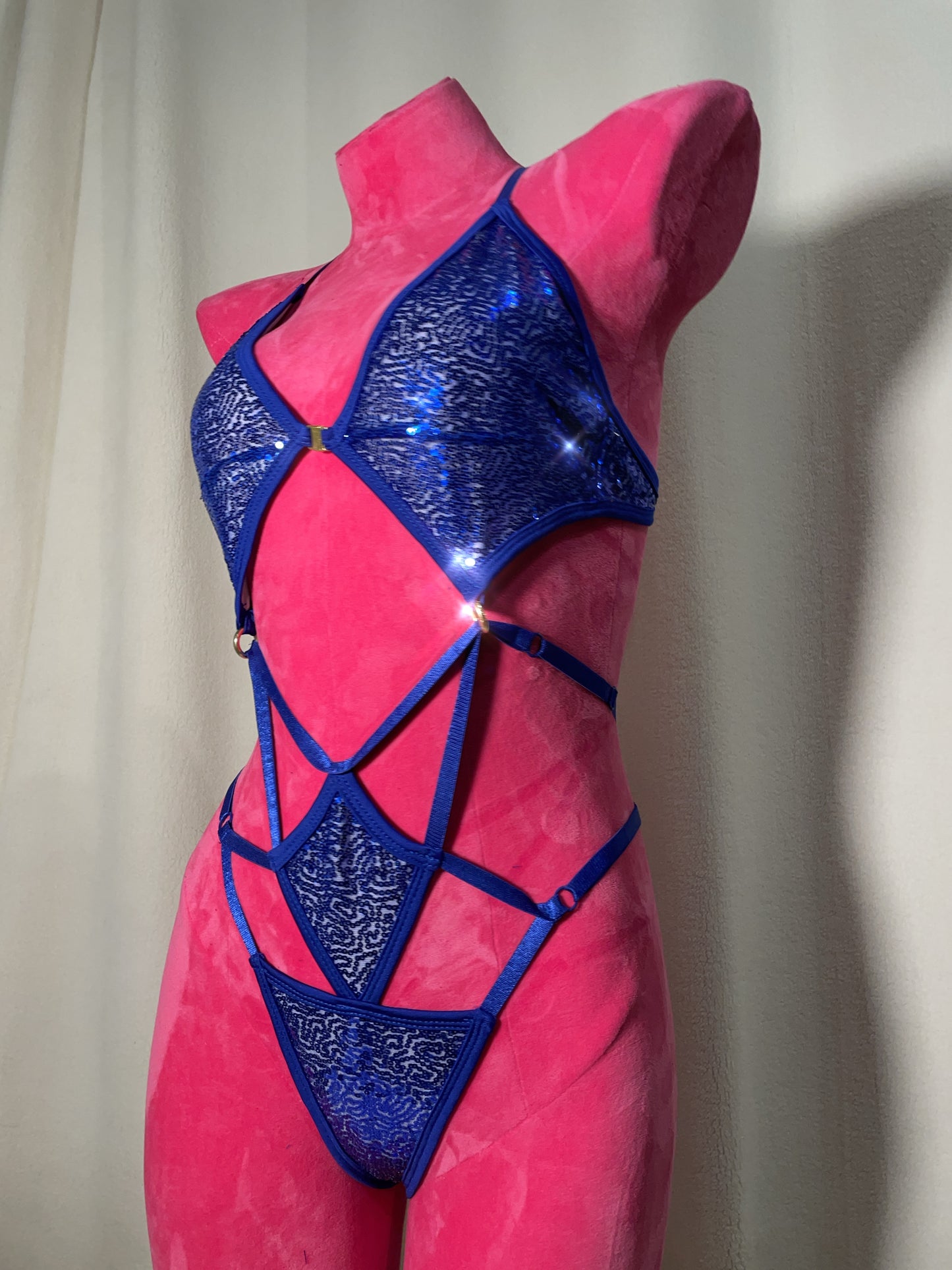 Goddess bodysuit -  blue