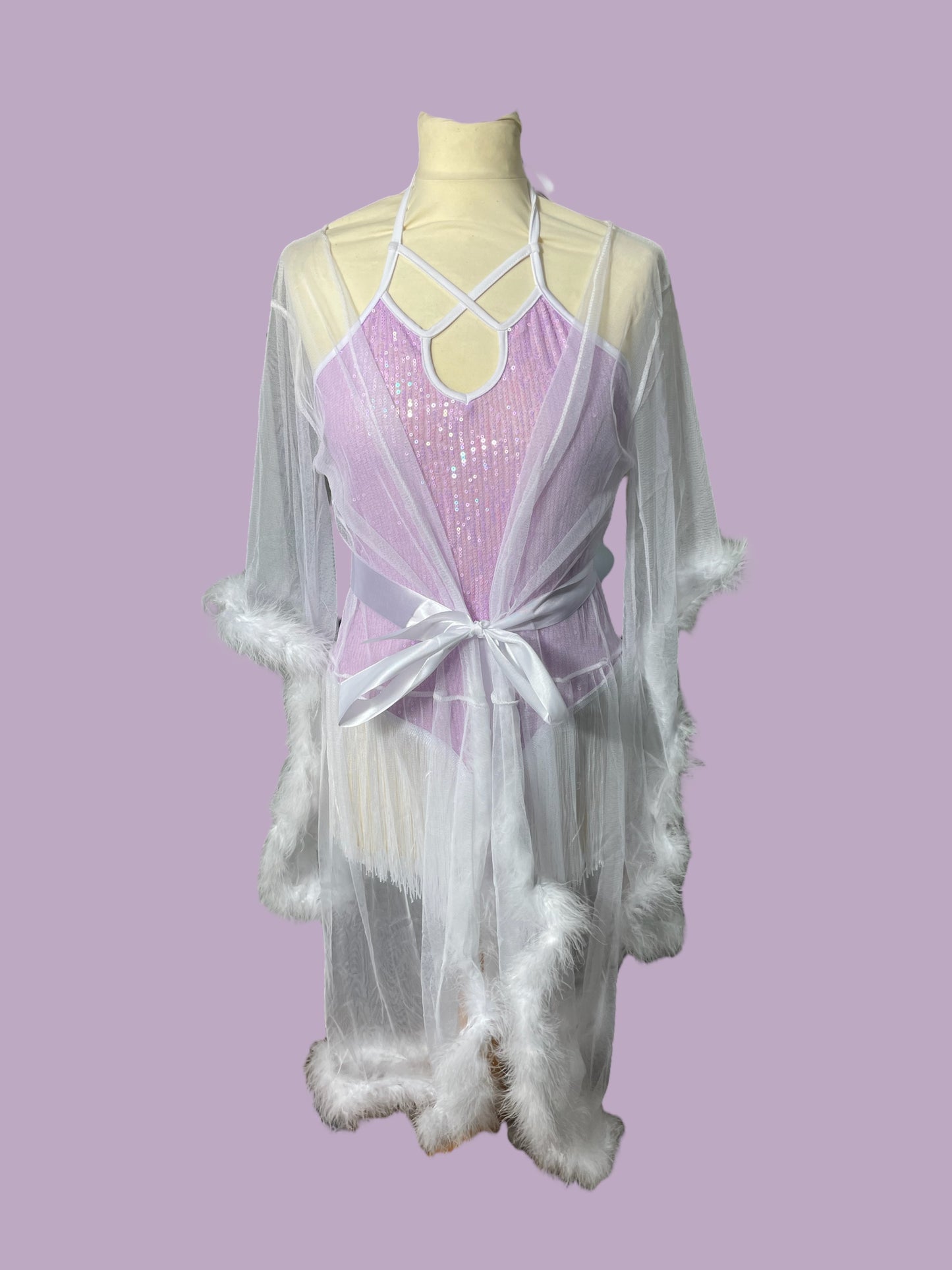 Fluffy gown