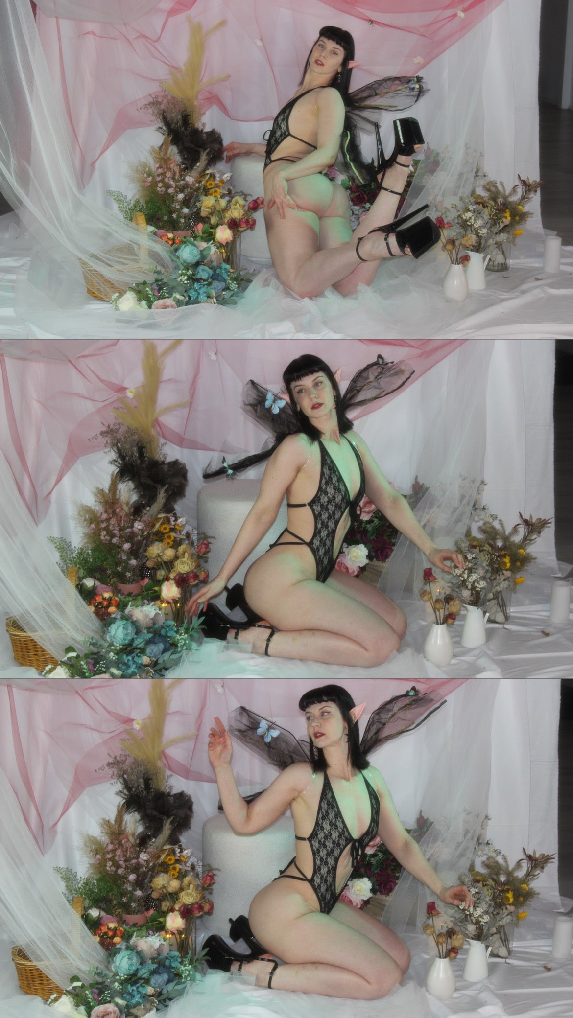 Fairy photoshoot + pole wear of choice