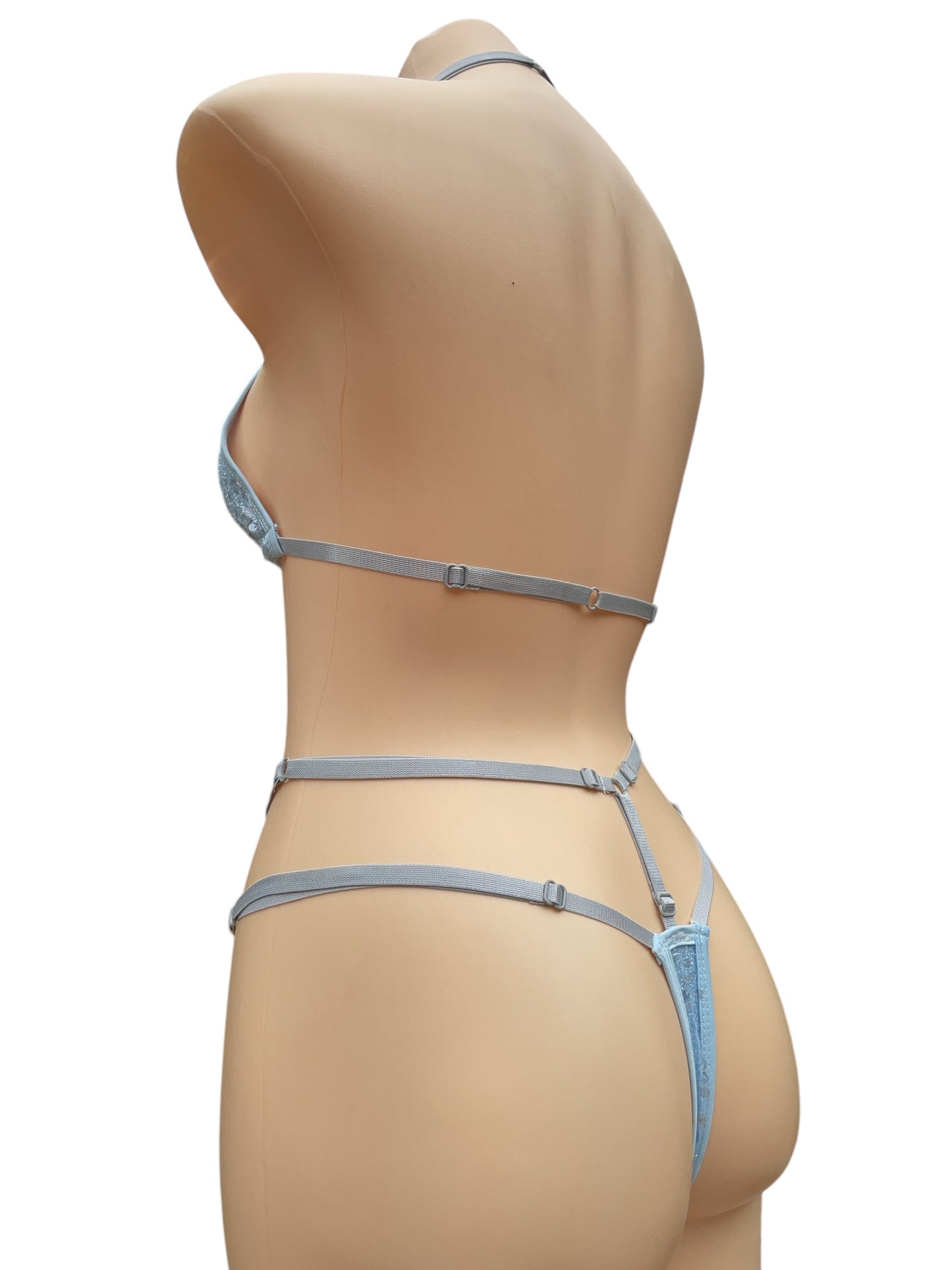 Goddess Bikini baby blue - Adjustable