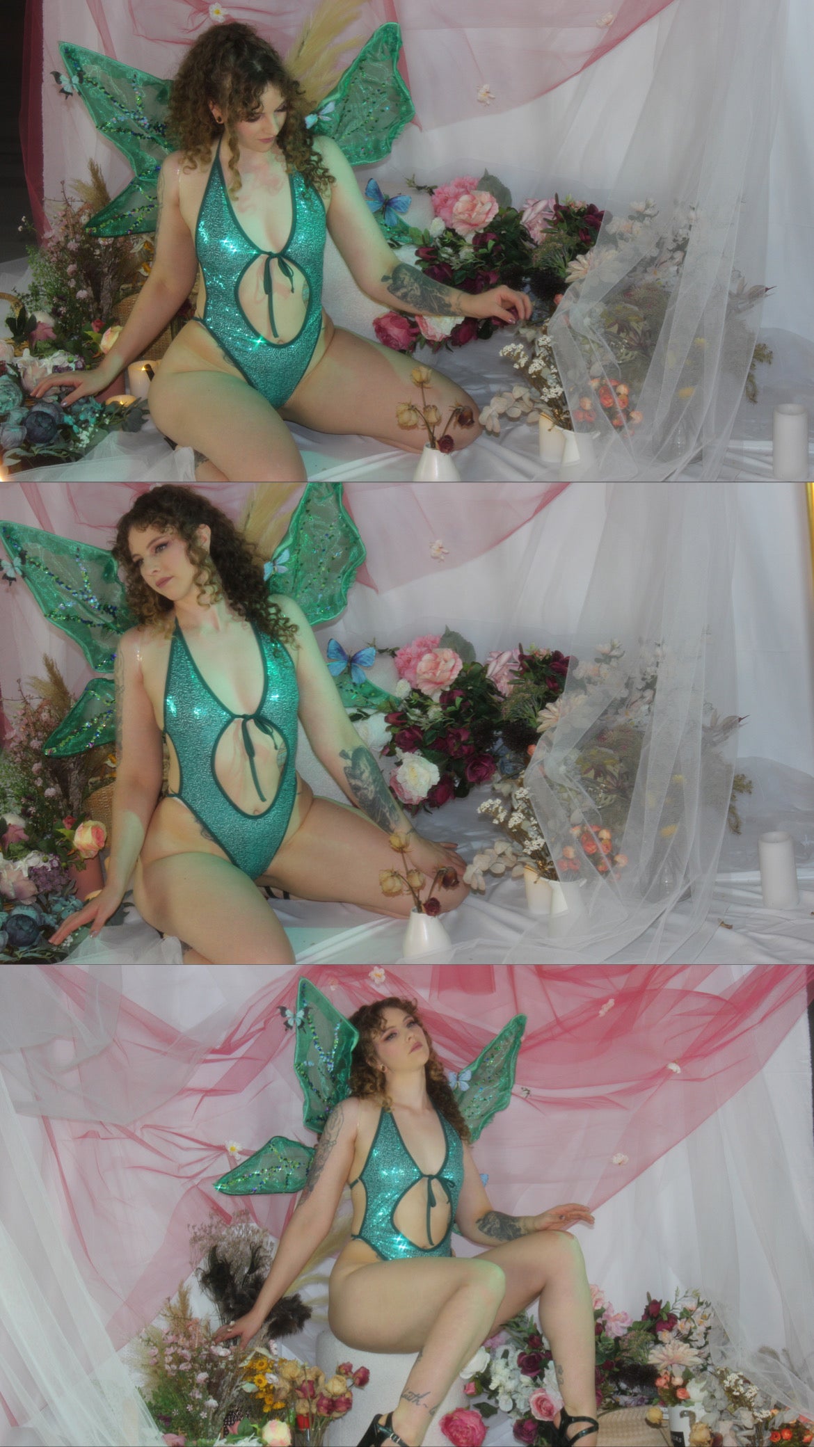 Fairy photoshoot + pole wear of choice