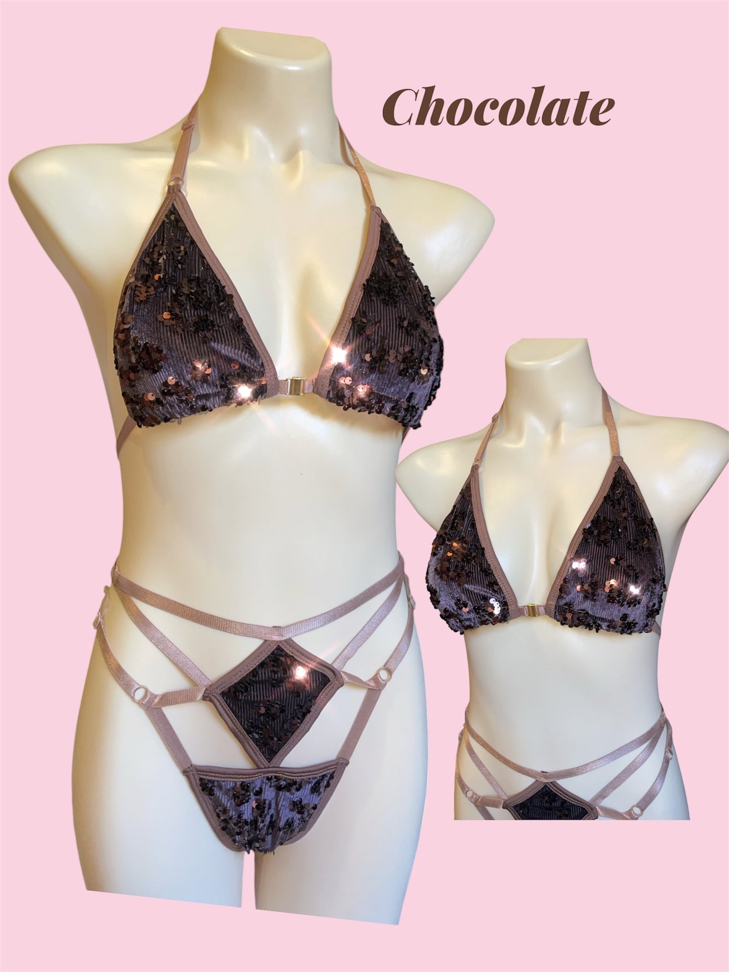 Goddess bikini - chocolate