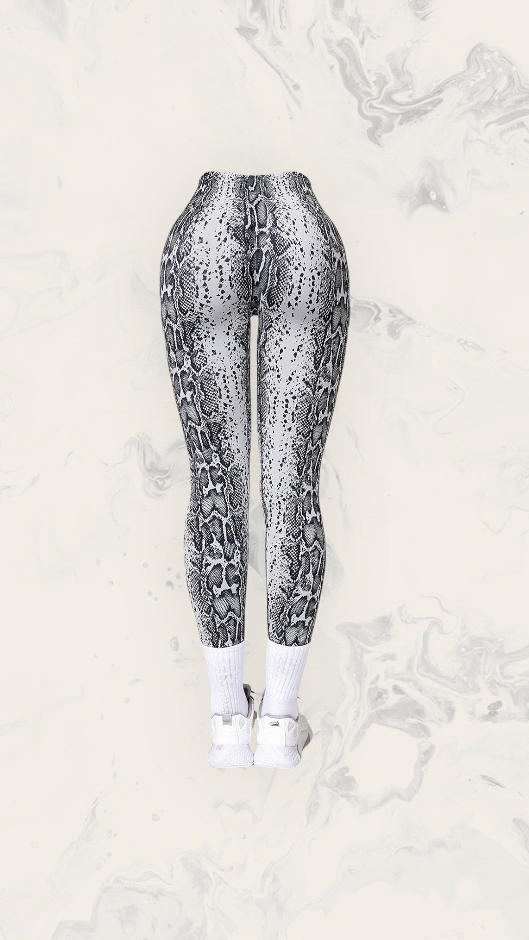 B/W snake leggings