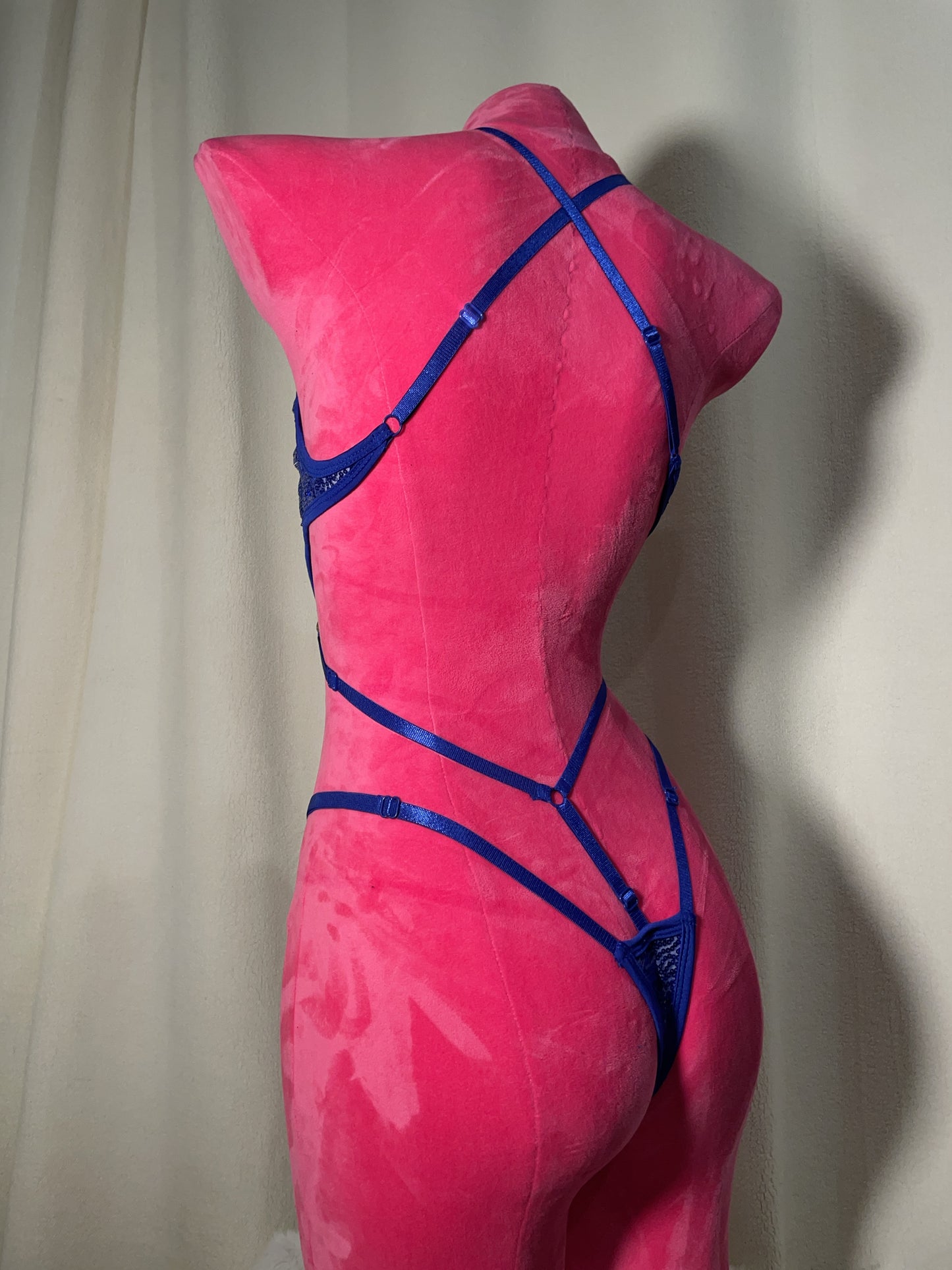 Goddess bodysuit -  blue