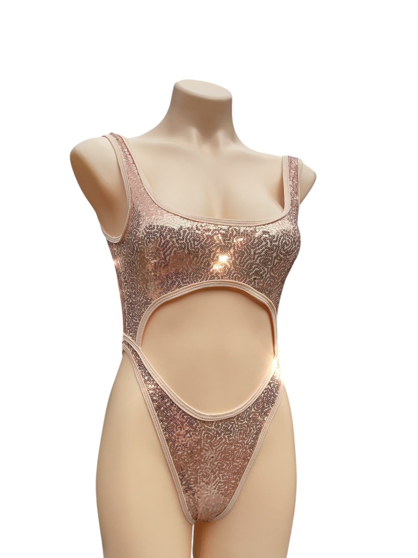 Gold sequin bodysuit