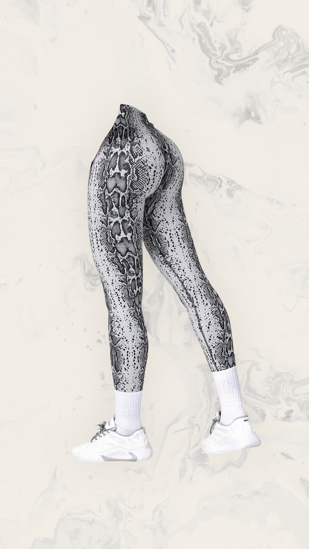 B/W snake leggings