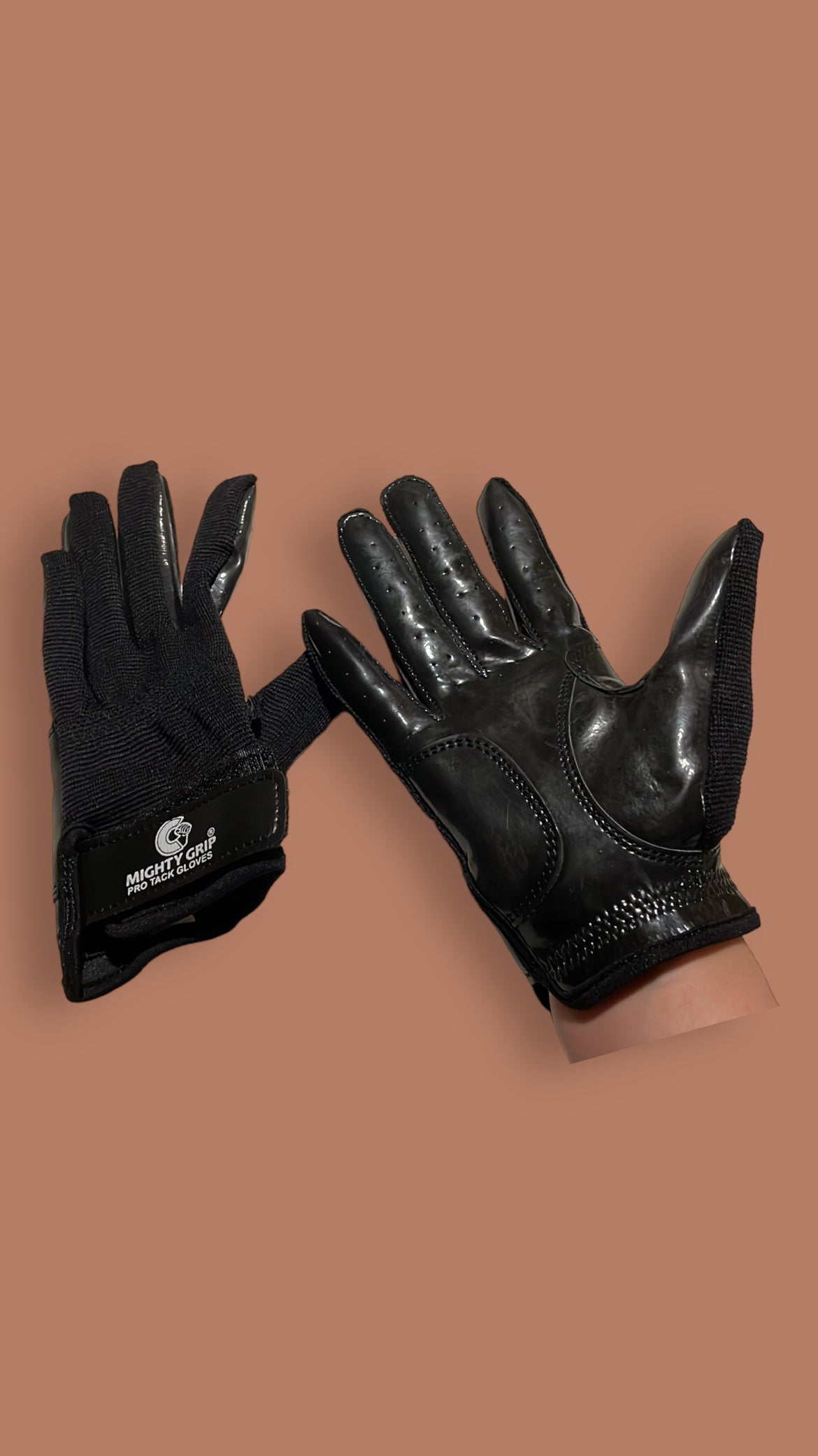 Mighty grip full finger PRO tack gloves