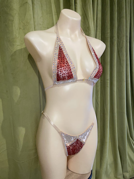Iced Desire bikini - rusty red